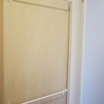 シンプルなタオルハンガー。無駄のないデザインが空間に溶け込みます。