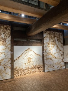 はじまりの美術館 水川千春さんの展示 はじまりの美術館展示室