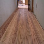 サンブスギ赤身材床仕上げ